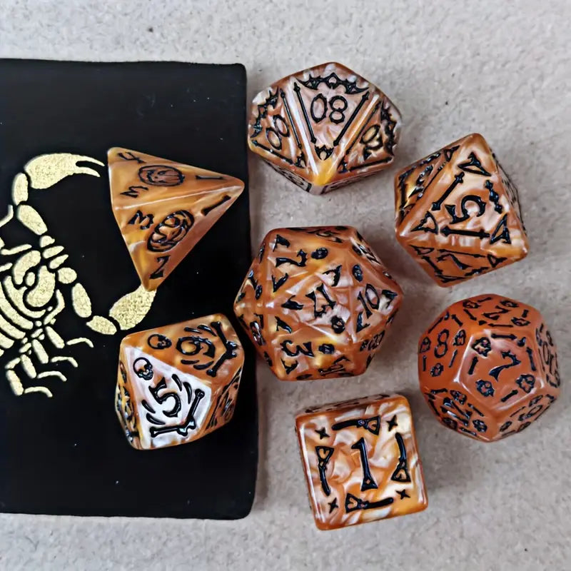 Halloween Pattern Dice Set