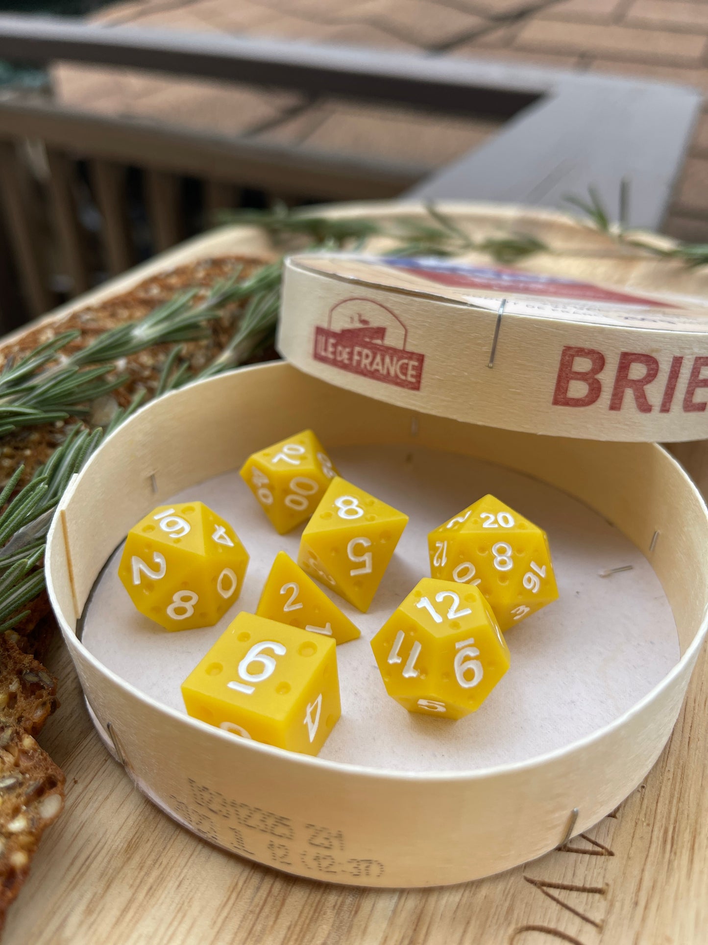 Cheese Dice Set