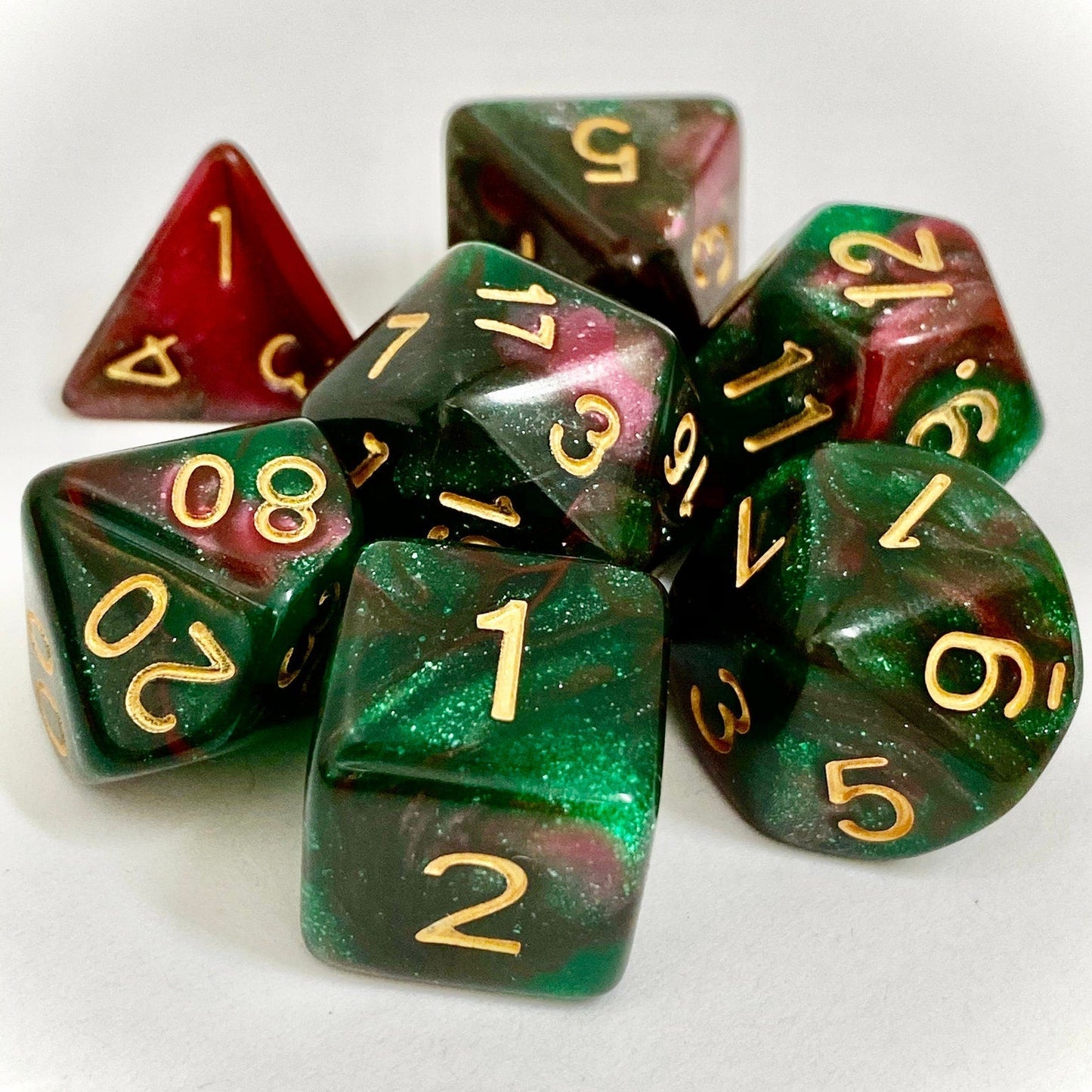 FAERIE FIRE DND Dice Set