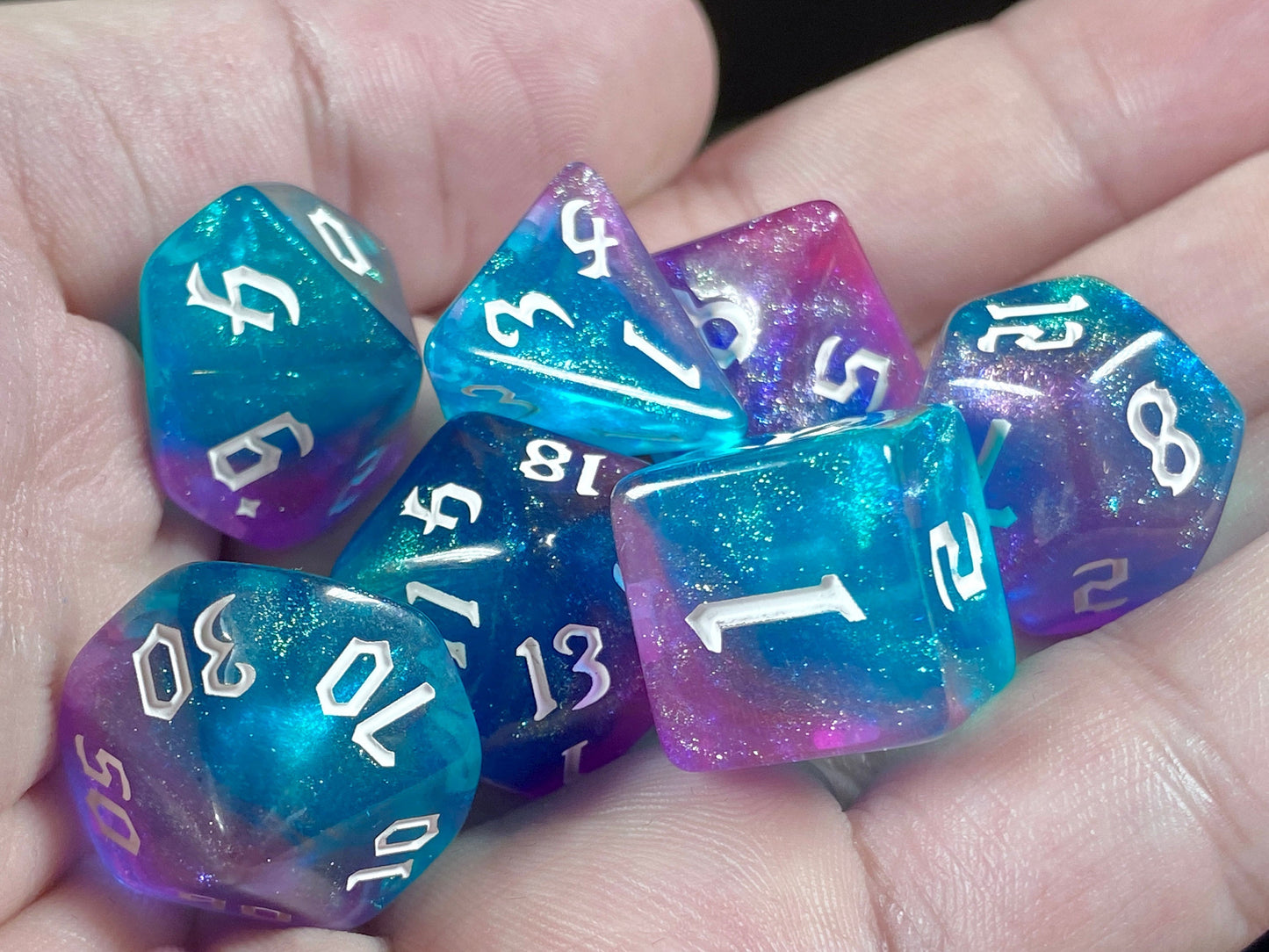 Poison Trap DnD Dice Set