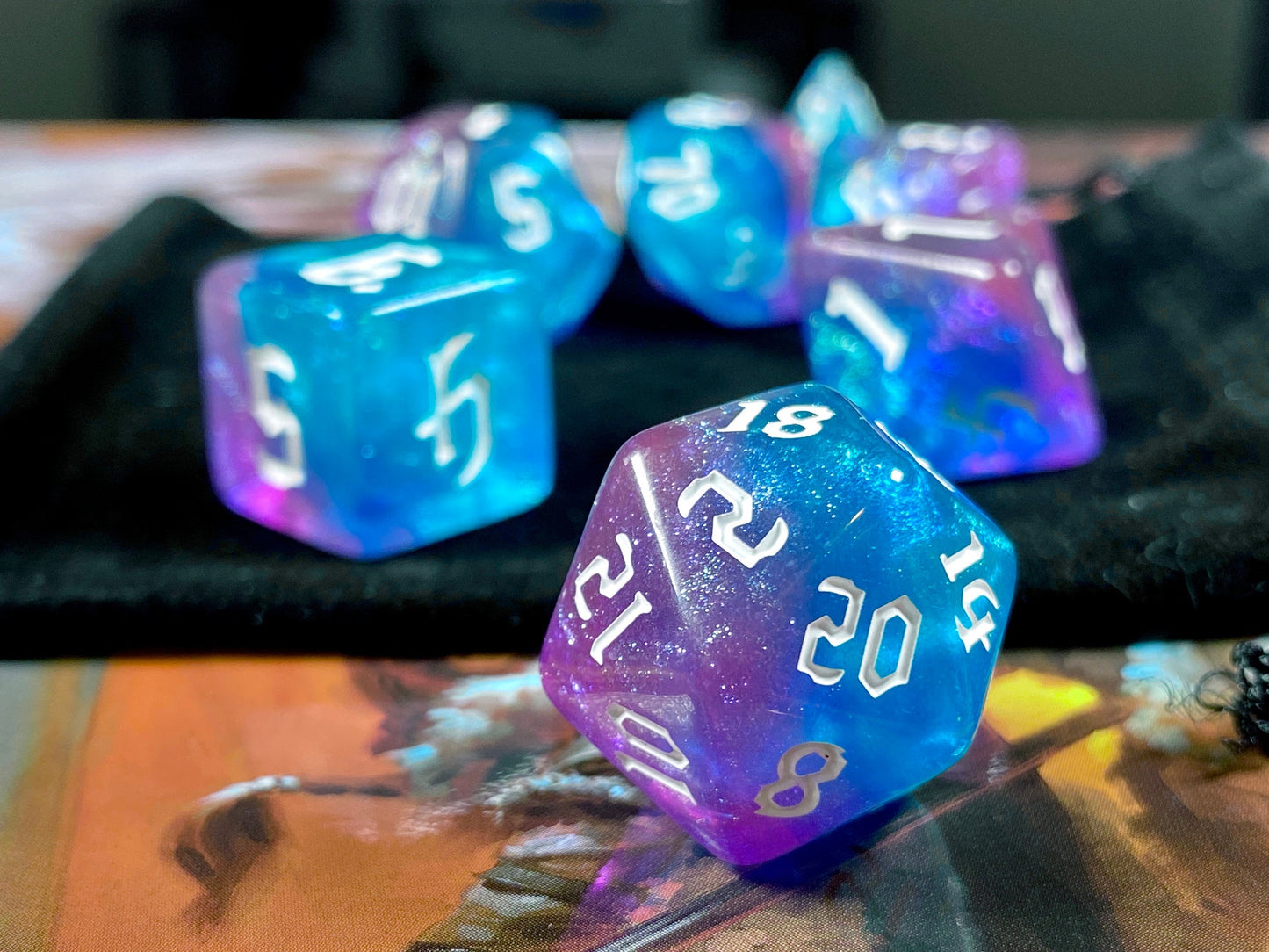 Poison Trap DnD Dice Set