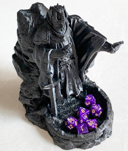 Statue of the Gods Dice Tower + Mystery Dice Set (Random Color)