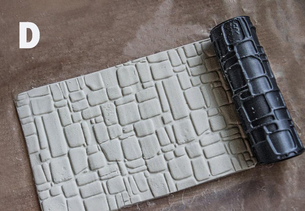 D&D Terrain Textured Rollers Collection 2 Clay/Foams