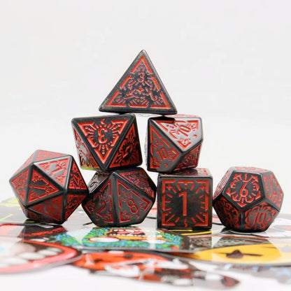 Blood Hunter Style Dice Set