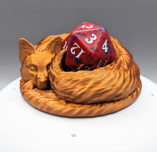 FOX DICE GUARDIAN + Mystery D20 (Random Color)