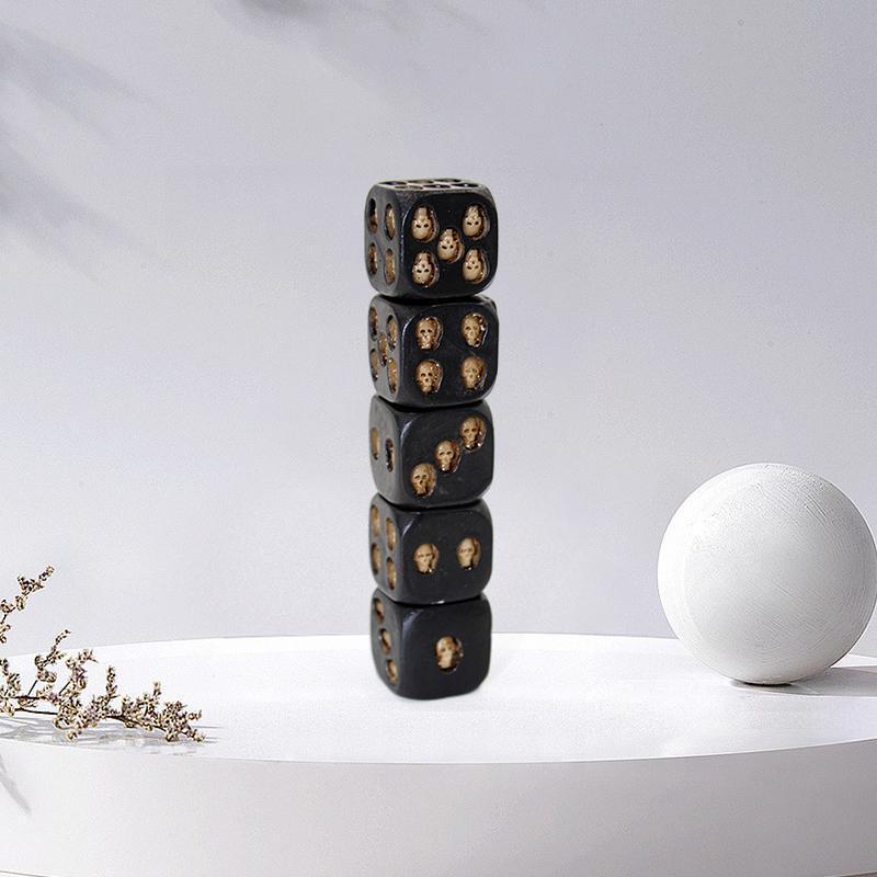 Black Skull Balance Dice