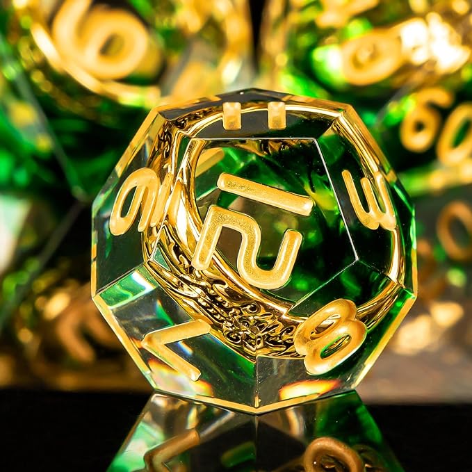 Handmade One Ring D&D Dice - The Rings Resin DND Dice