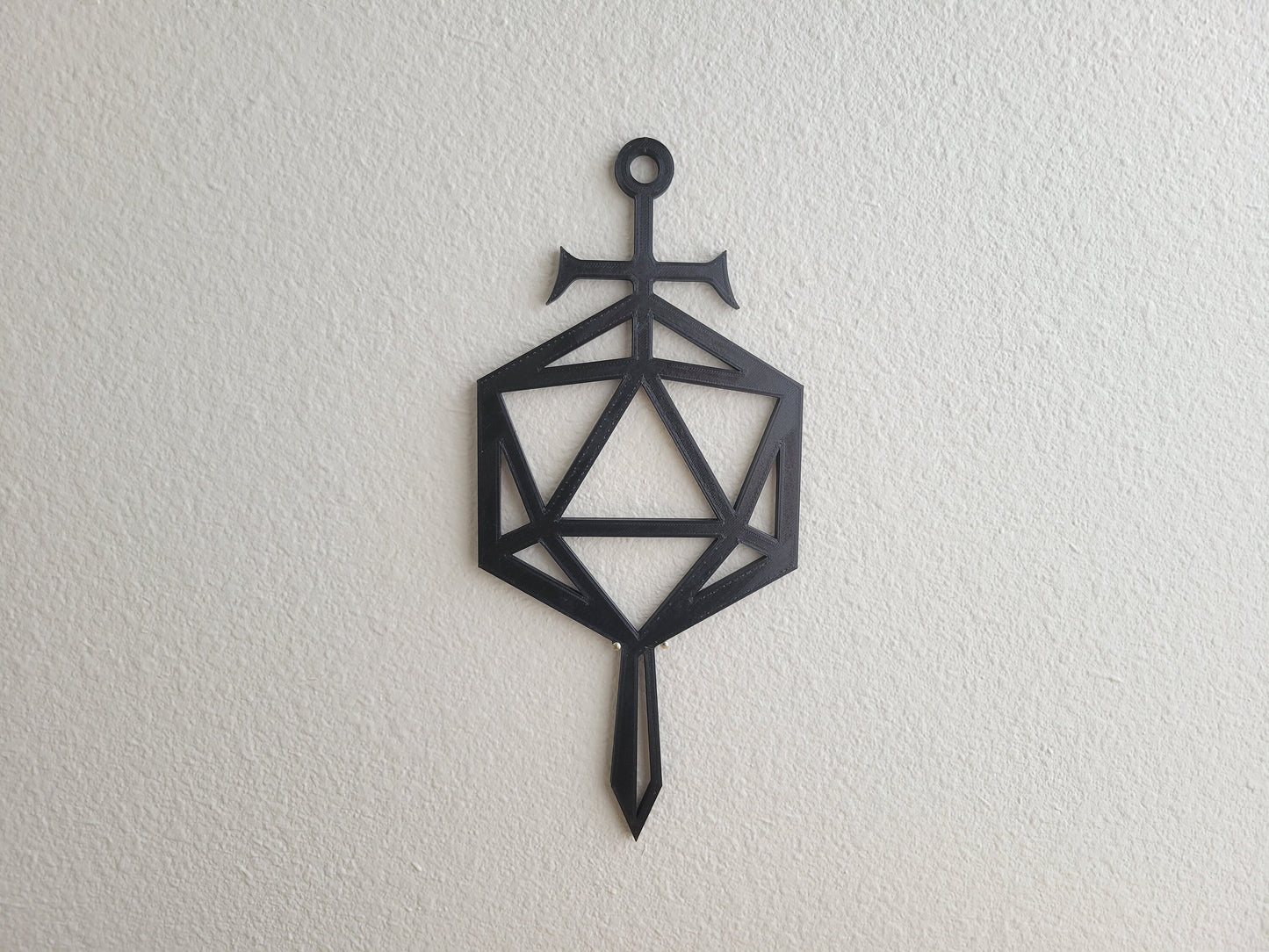 D20 Sword Wall Art