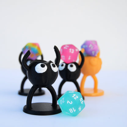 SOOT SPRITE DICE HOLDER + Mystery D20 (Random Color)