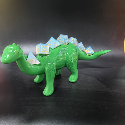 Dienosaur Stegosaur Dice Holder (Give away a random dice set)