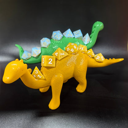 Dienosaur Stegosaur Dice Holder (Give away a random dice set)