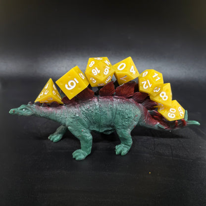 Dienosaur Stegosaur Dice Holder (Give away a random dice set)