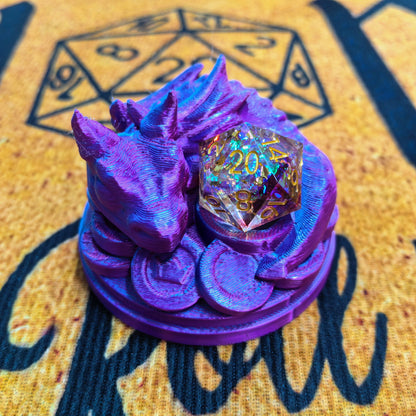 Baby Dragon Dice Guardian + Mystery D20 (Random Color)