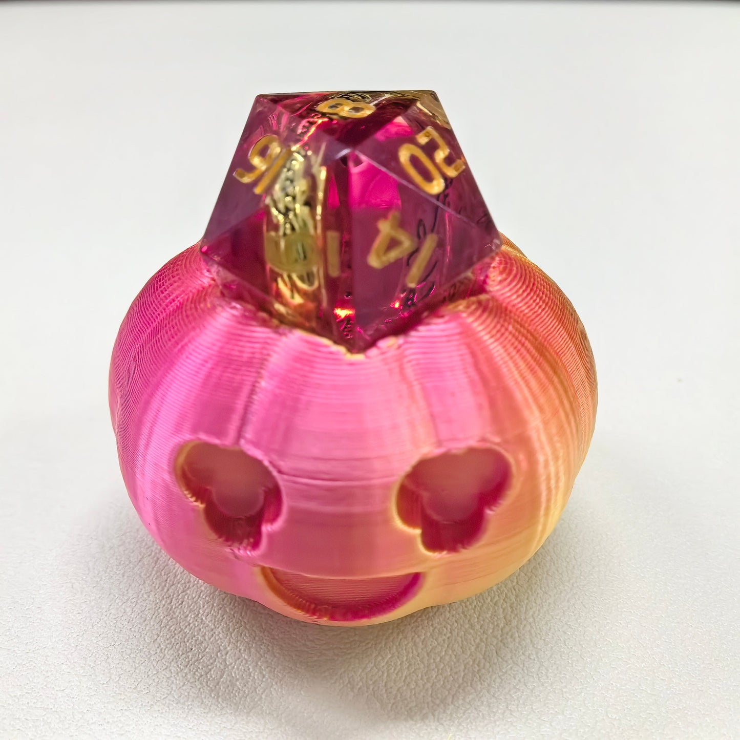 Happy Jack'O'Lantern D20 Dice Guardian