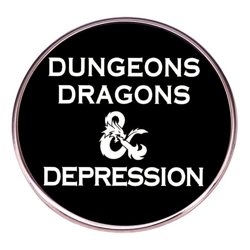 Dungeons, Dragons, and Depression Pin