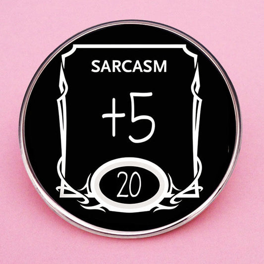 DnD Design Sarcasm +5 Pin