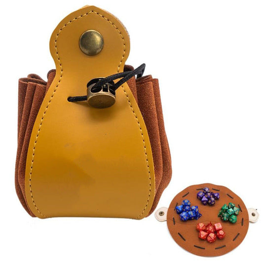 Leather Dice Bag (Give away a random dice set)