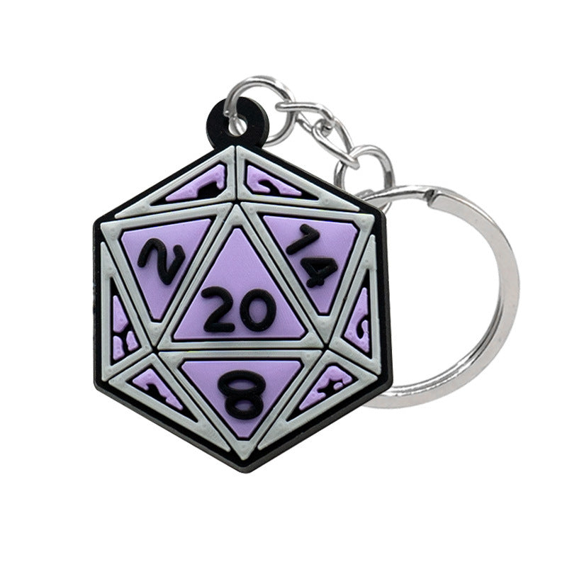 D20 Dice Keyring