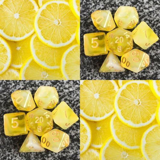 Lemon Cream Dice Set