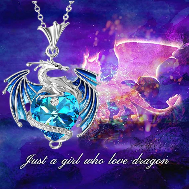 DND Guardian Of the Heart Dragon Necklace