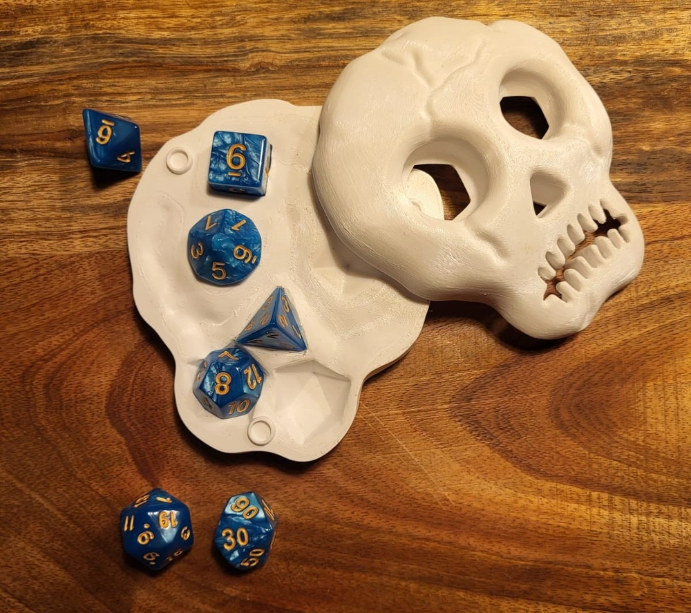 DND Dice Skull Case