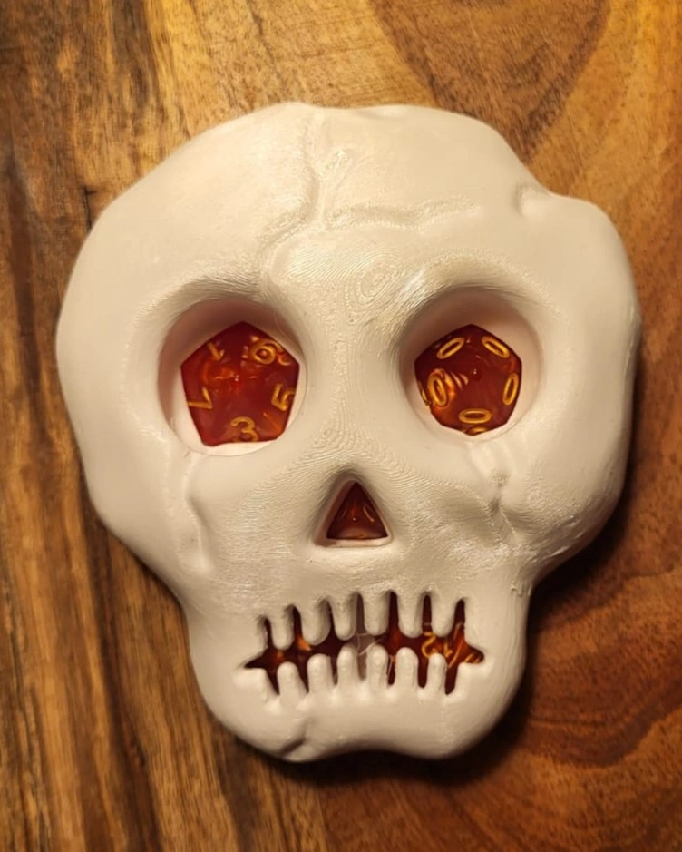 DND Dice Skull Case