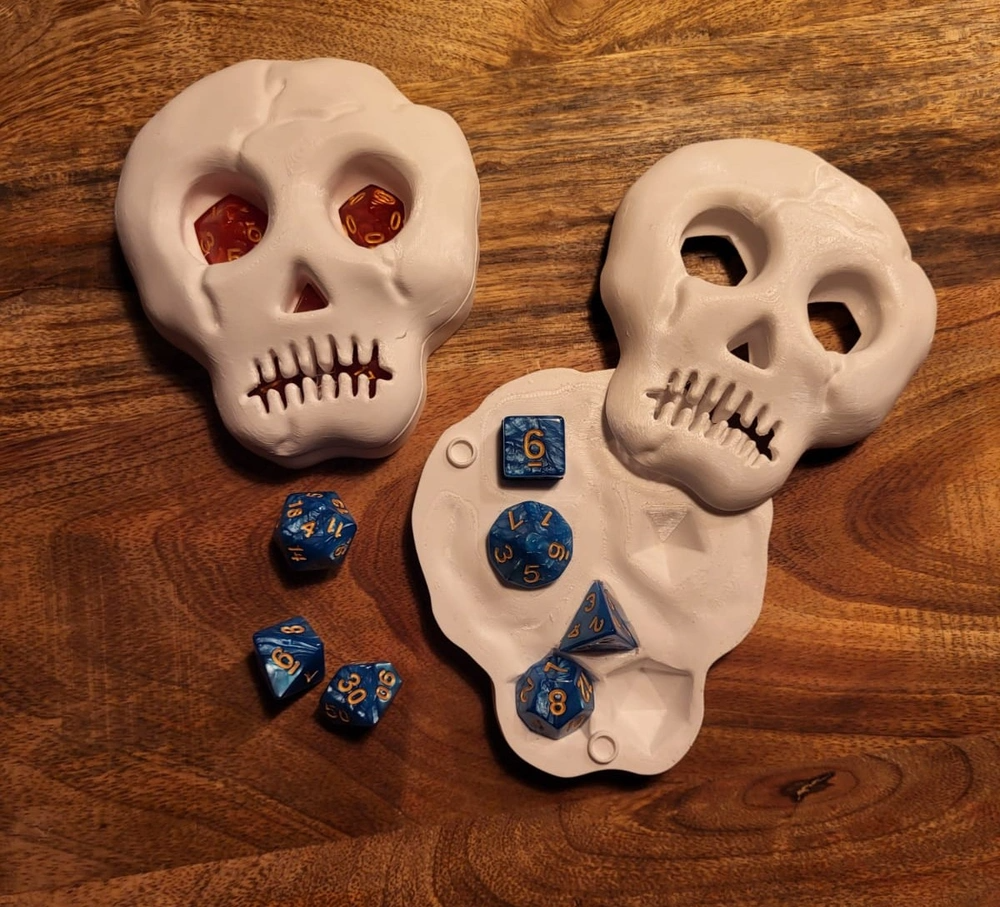 DND Dice Skull Case