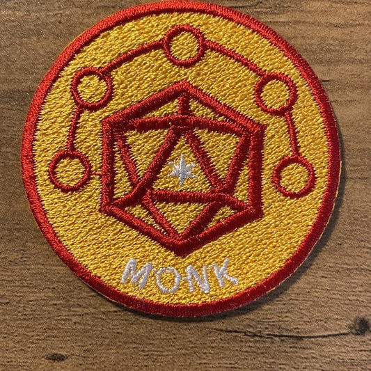 MONK - Dungeons & Dragons Inspired Scout/Achievement Iron On Patch