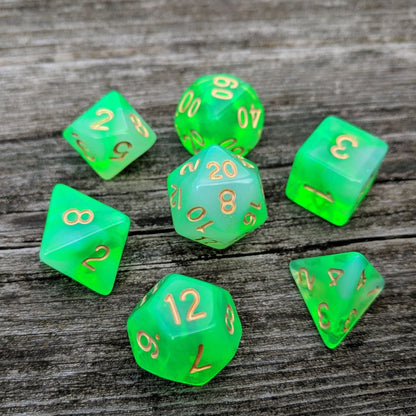 Gaseous Ooze DnD Dice Set