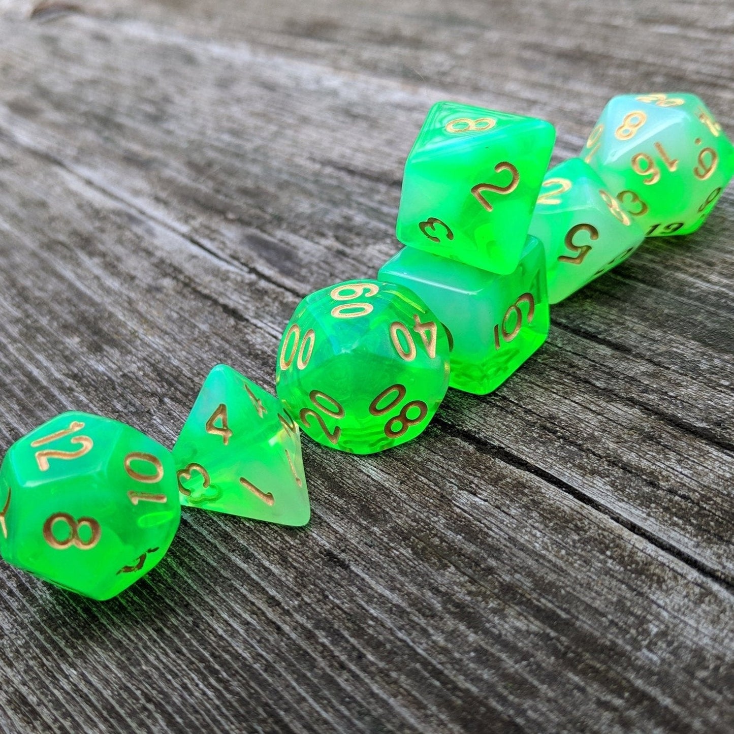 Gaseous Ooze DnD Dice Set