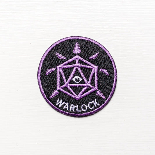 WARLOCK - Dungeons & Dragons Inspired Scout/Achievement Iron On Patch