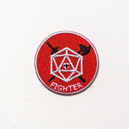 FIGHTER - Dungeons & Dragons Inspired Scout/Achievement Iron On Patch