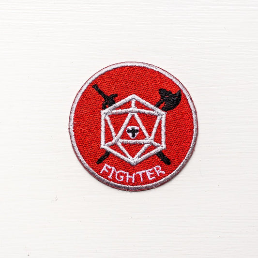 FIGHTER - Dungeons & Dragons Inspired Scout/Achievement Iron On Patch