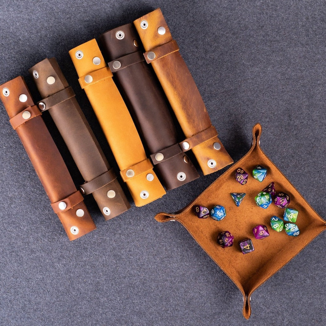 Dice tray portable (Give away a random dice set)