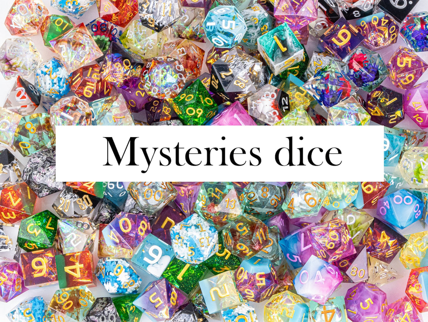 Mystery handmade Resin Dice (1 PCS)