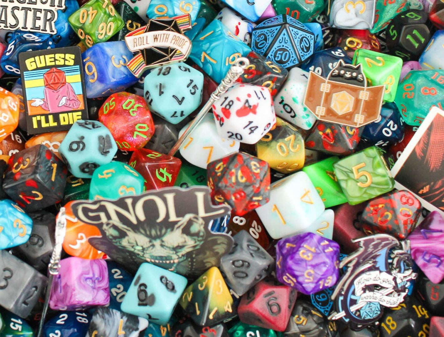 Mystery Chest, Mystery Dice Bags you choose the scoops, Polyhedral Dice never the same