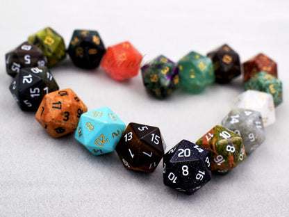 Mystery Gemstone Dice (Give away a random dice)