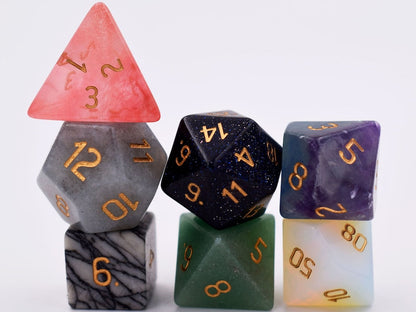 Mystery Gemstone Dice (Give away a random dice)