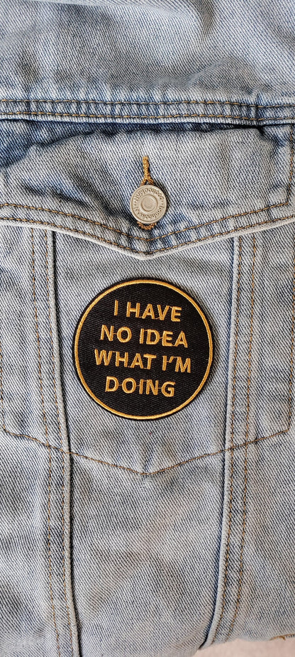 Adulting // DIY Embroidered Patch Applique Mental Illness Relatable Craft Cute Gift For Her Him Iron Sew On Patches For Jackets Meme Funny x