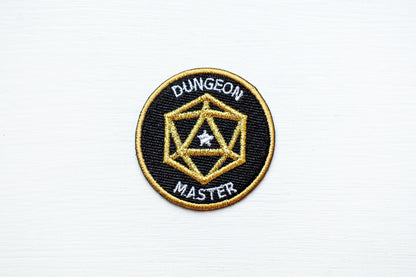 Dungeons & Dragons Inspired Scout/Achievement Iron On Patch - DUNGEON MASTER