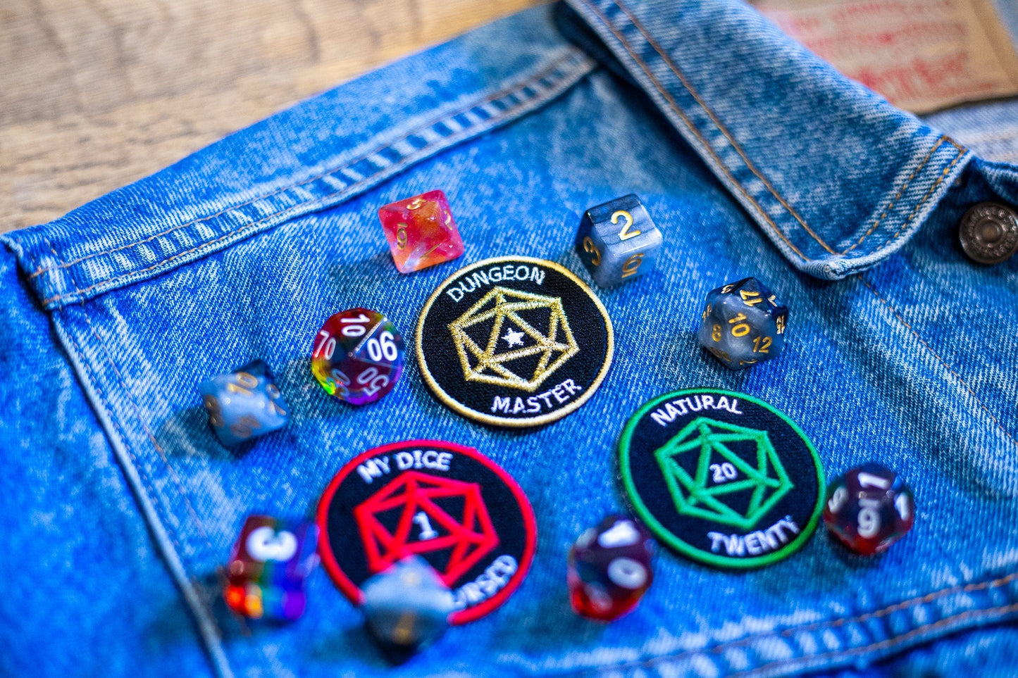 Dungeons & Dragons Inspired Scout/Achievement Iron On Patch - DUNGEON MASTER