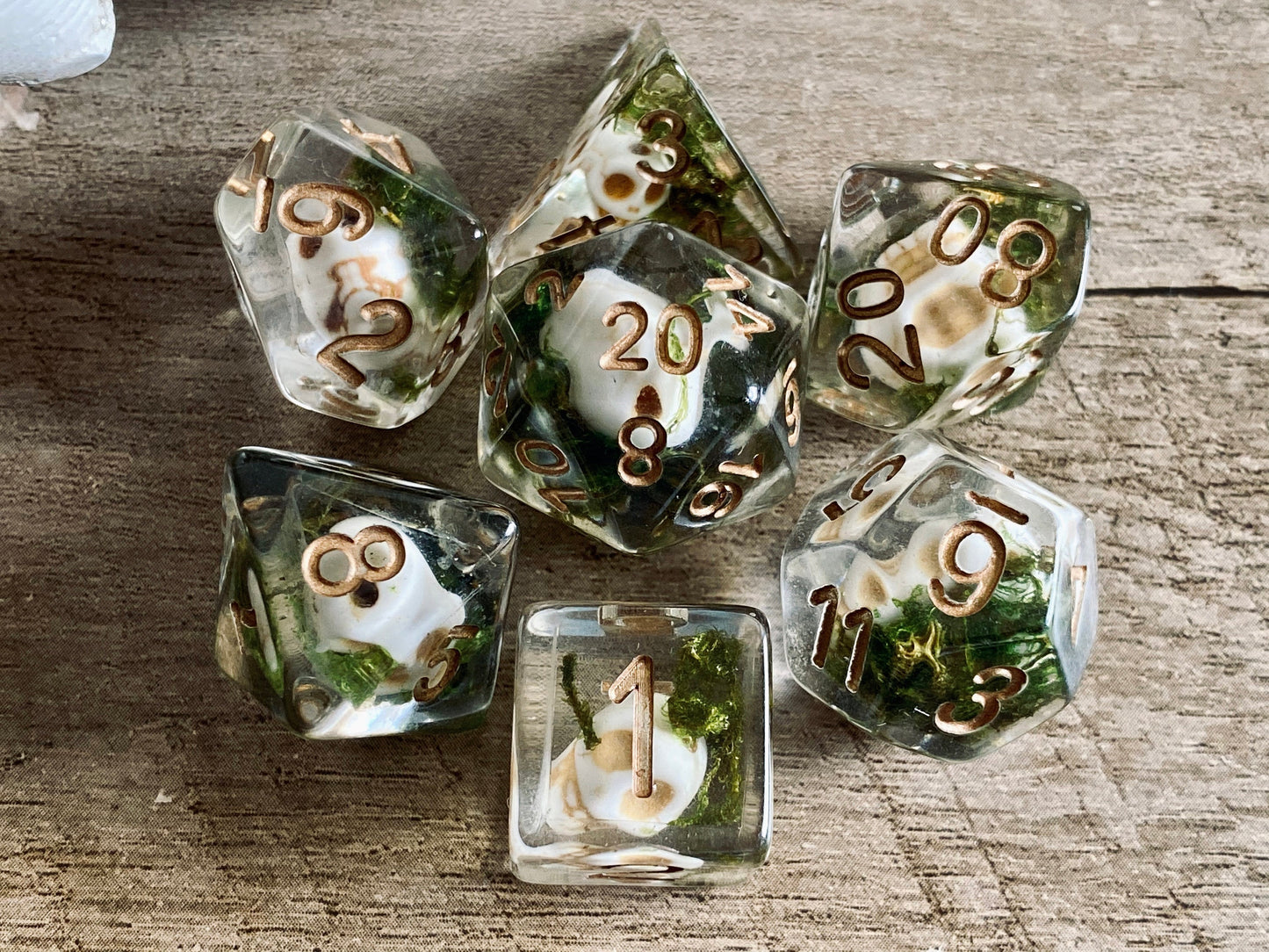 Undead Skull Dice Set