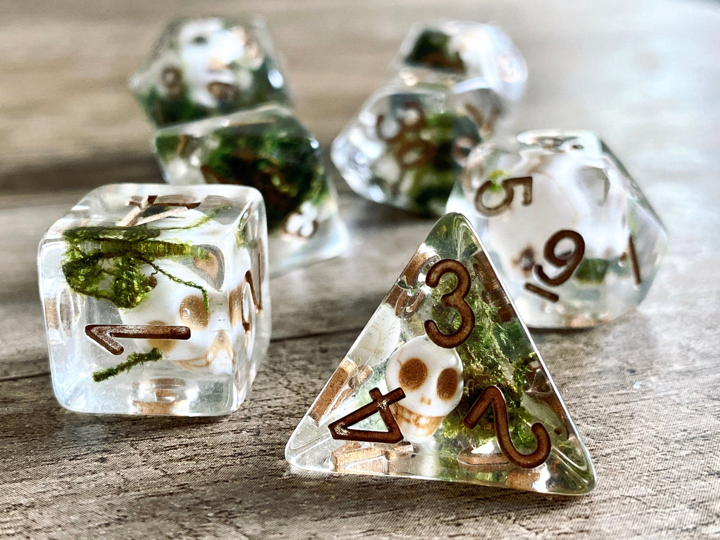 Undead Skull Dice Set