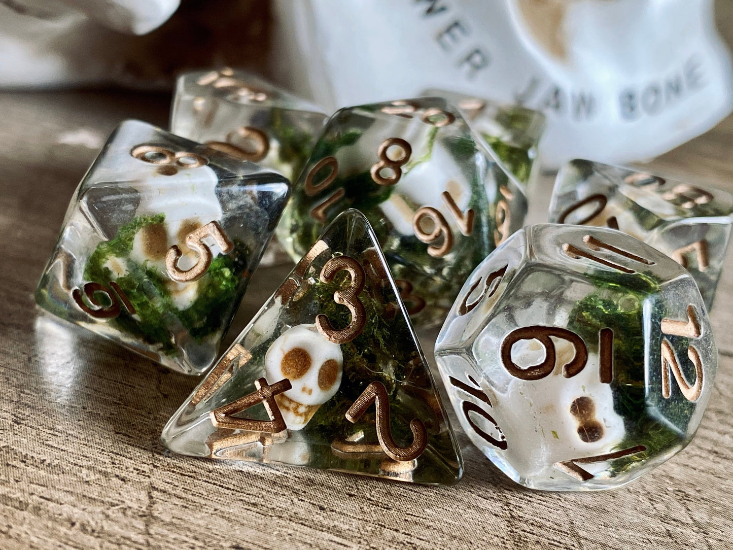 Undead Skull Dice Set