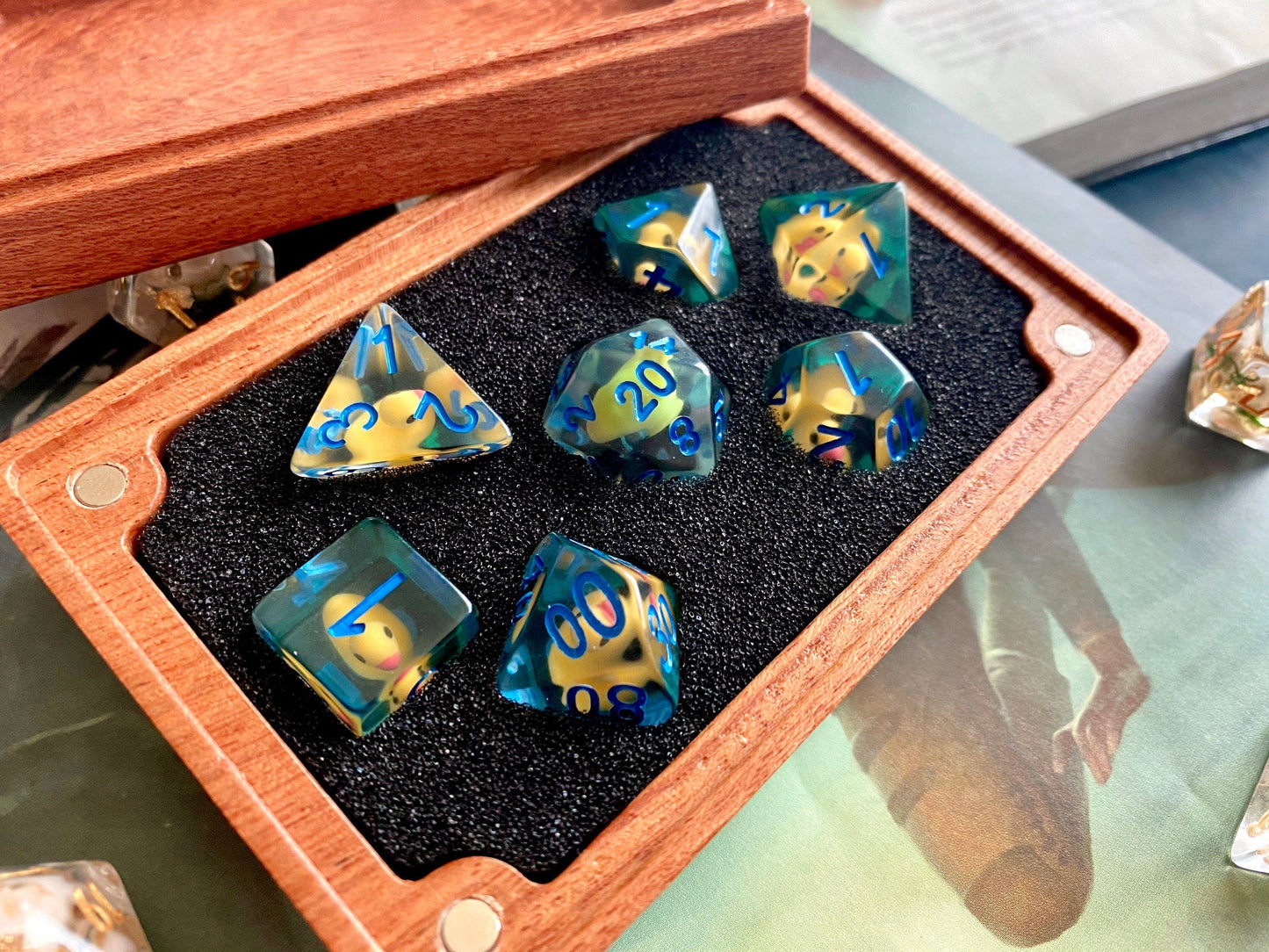 Ducky DND Dice Set (Give away a random dice set)