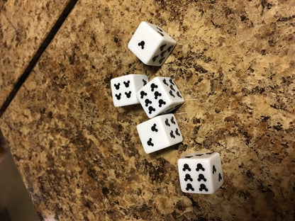 Mickey-head Dice Set