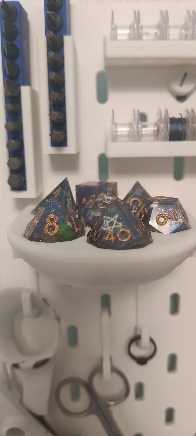 Dnd idea skadis dice holder + Mystery Dice Set