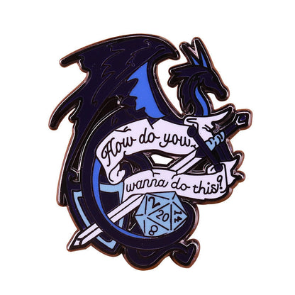 Dungeons & Dragons ‘How Do You Wanna Do This?’ Enamel Pin