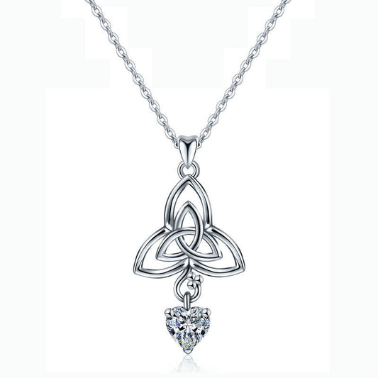 925 Silver Celtic Love Knot Necklace