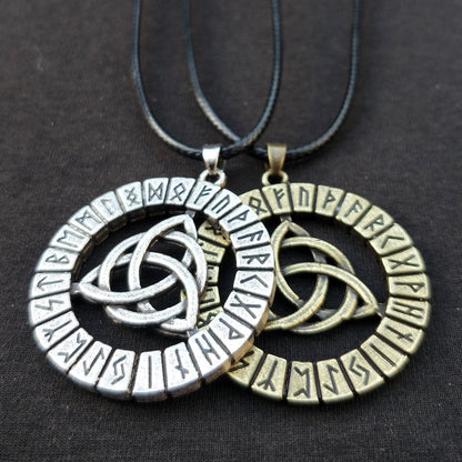 Norse Mythical Runes Amulet Necklace